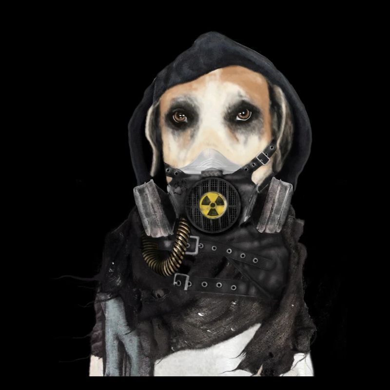 Chien post-apocalyptique