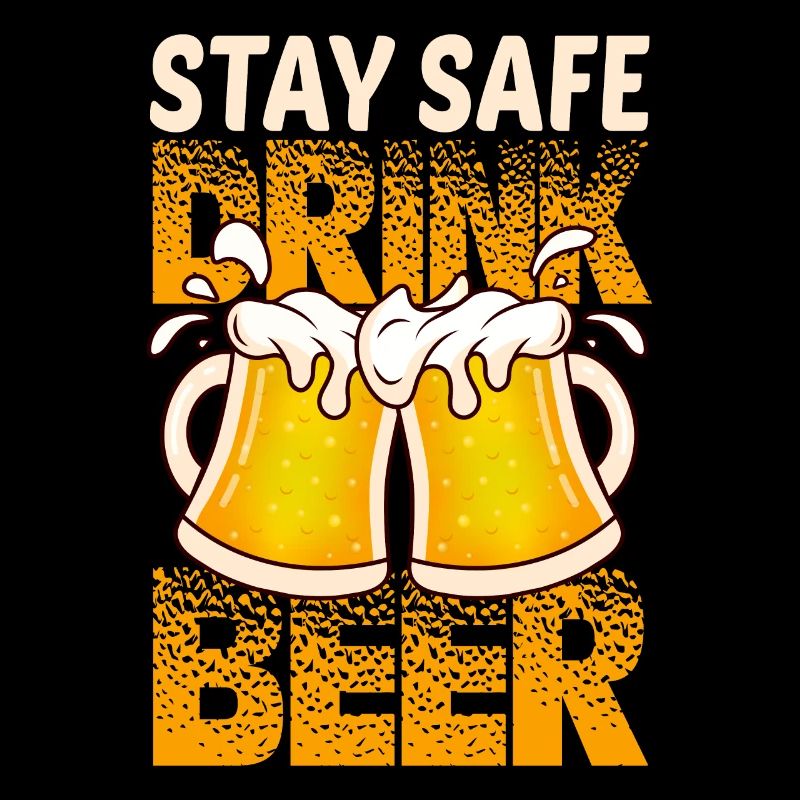 Drinking beer