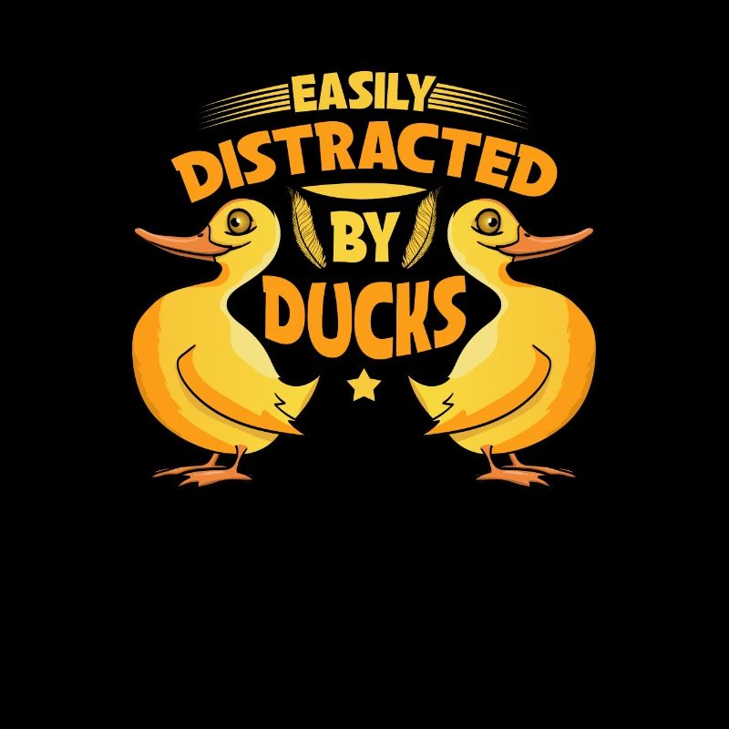 Facilement distrait par les canards Canards Amateurs de canards