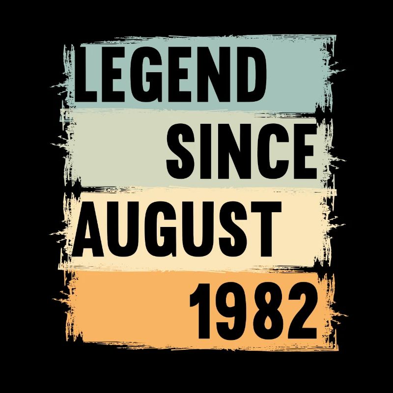Né en août 1982 40 ans 40s 40e anniversaire
