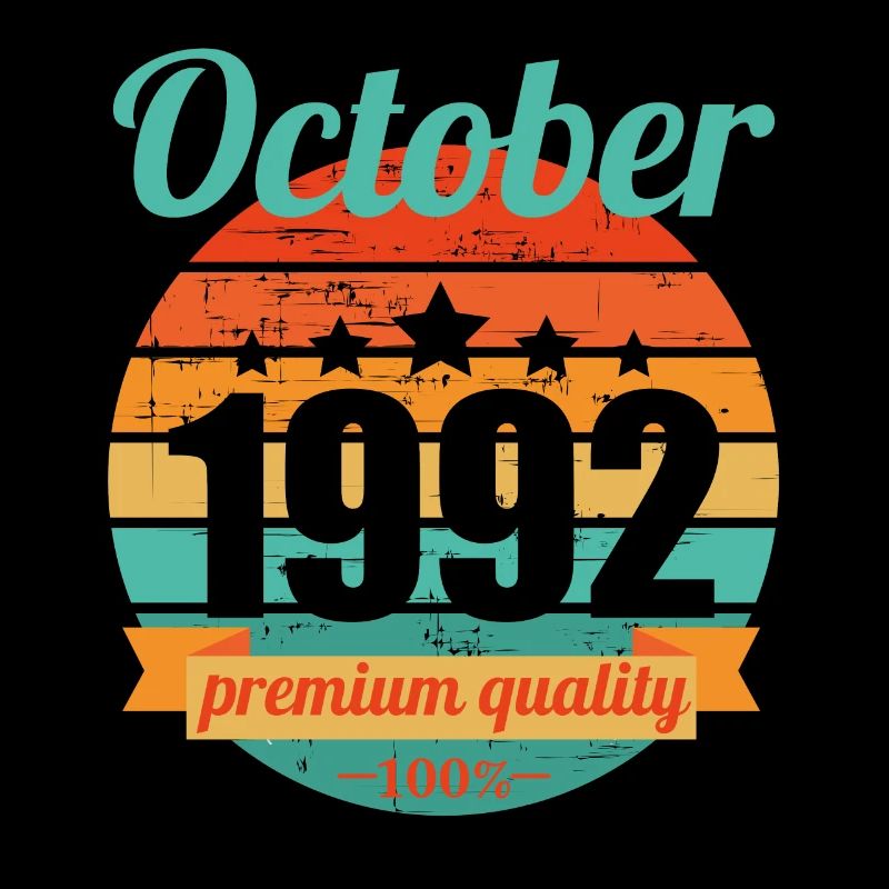 Nacido octubre de 1992 30 años 30s 30 cumpleaños