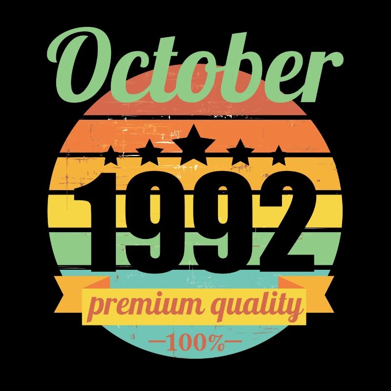 Nacido octubre de 1992 30 años 30s 30 cumpleaños