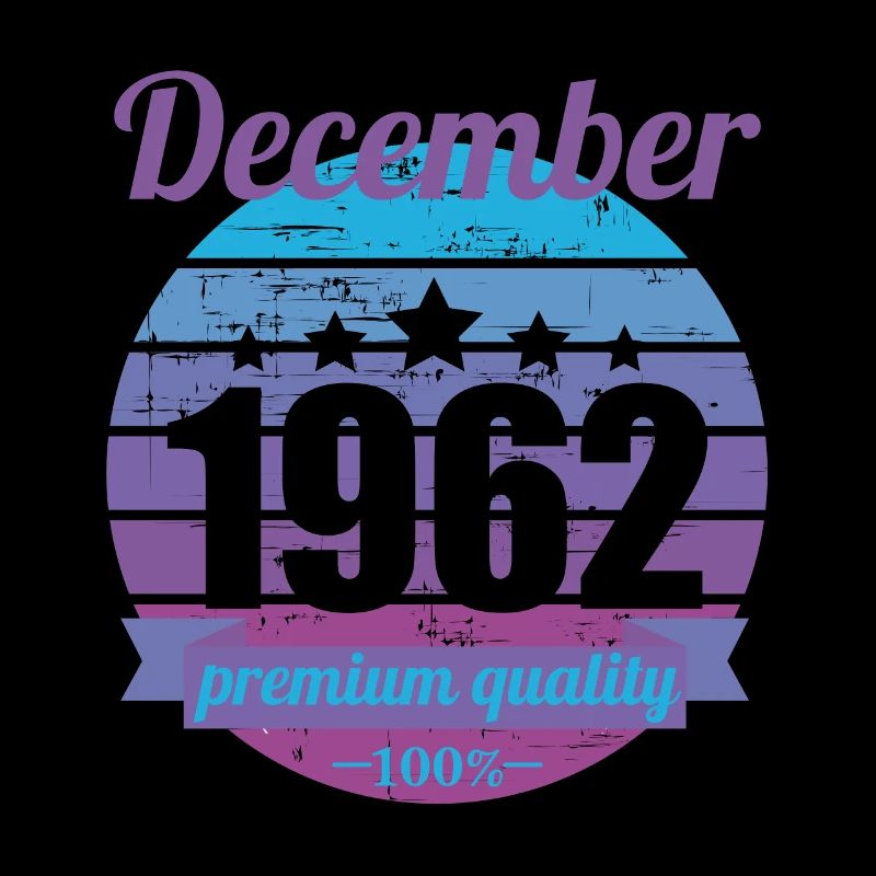 Born December 1962 60 years 60s 60th birthday