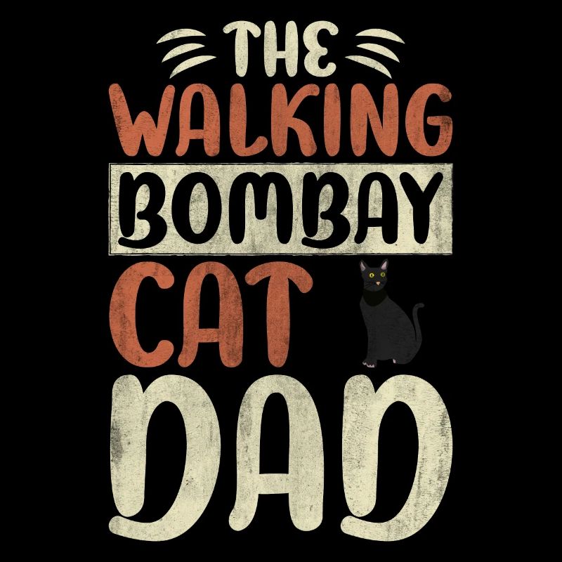 Le chat marchant Bombay Papa Kitty Chat Marche
