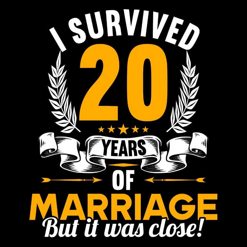 J’ai survécu à 20 ans de mariage 20e anniversaire de mariage