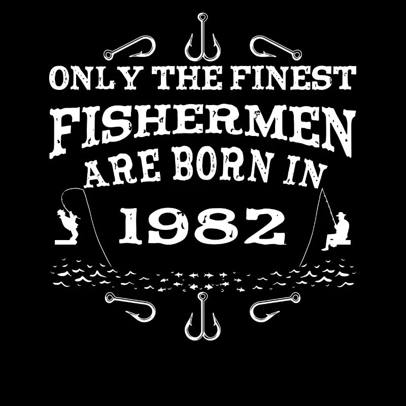 Pêcheur né en 1982 anniversaire