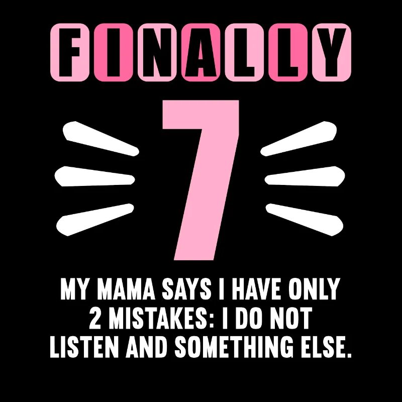 Finally 7 mom says have only 2 mistakes 7th birthday