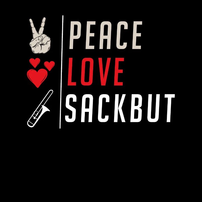 Peace Love Snare Drum Marching Band