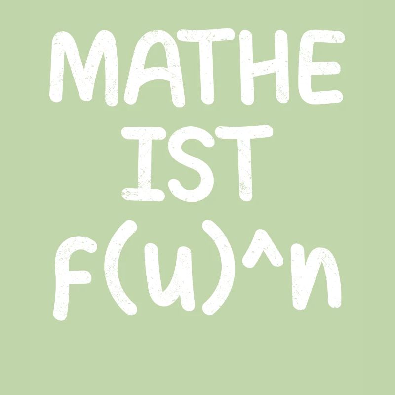 Mathe ist fun Math design