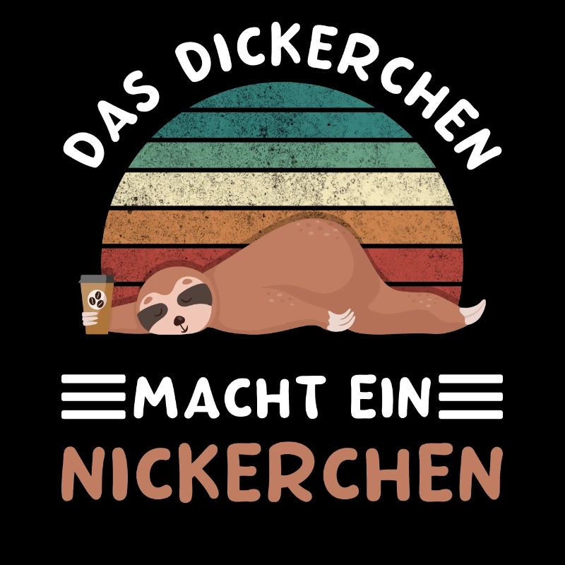 Das Dickerchen Macht Ein Nickerchen Morgenmuffel