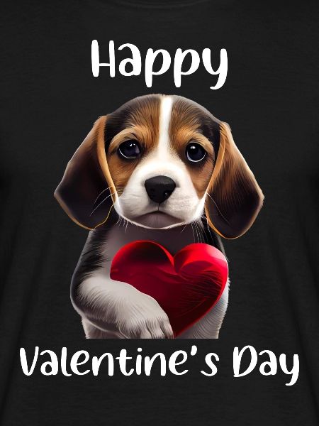 Happy Valentine's Day Beagle