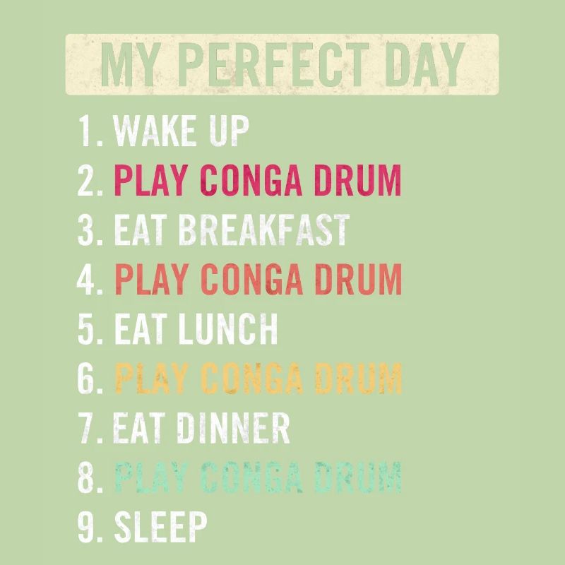 Funny Conga Drum Players Conga Drum Lovers
