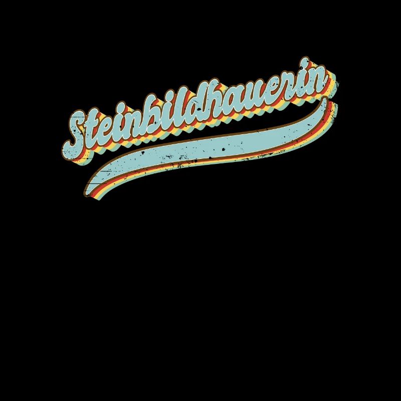 Handwerker Vintage Steinmetzin Steinbildhauerin