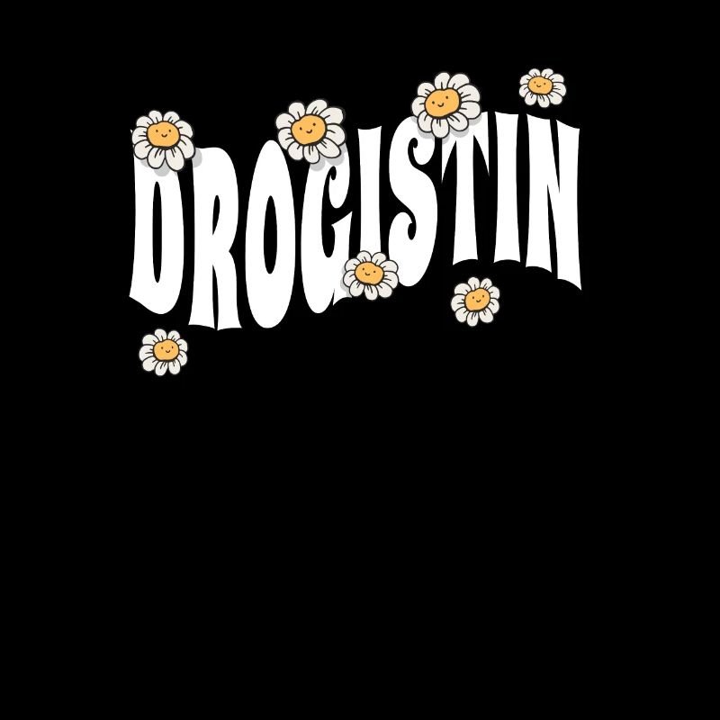 Apotheker niedliche Blumen Drogistin