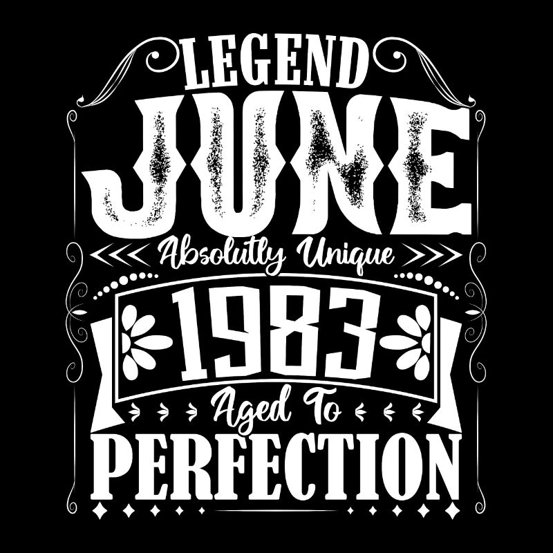 Juni 1983. Geburtstag Juni 1983 Geschenk Juni 1983