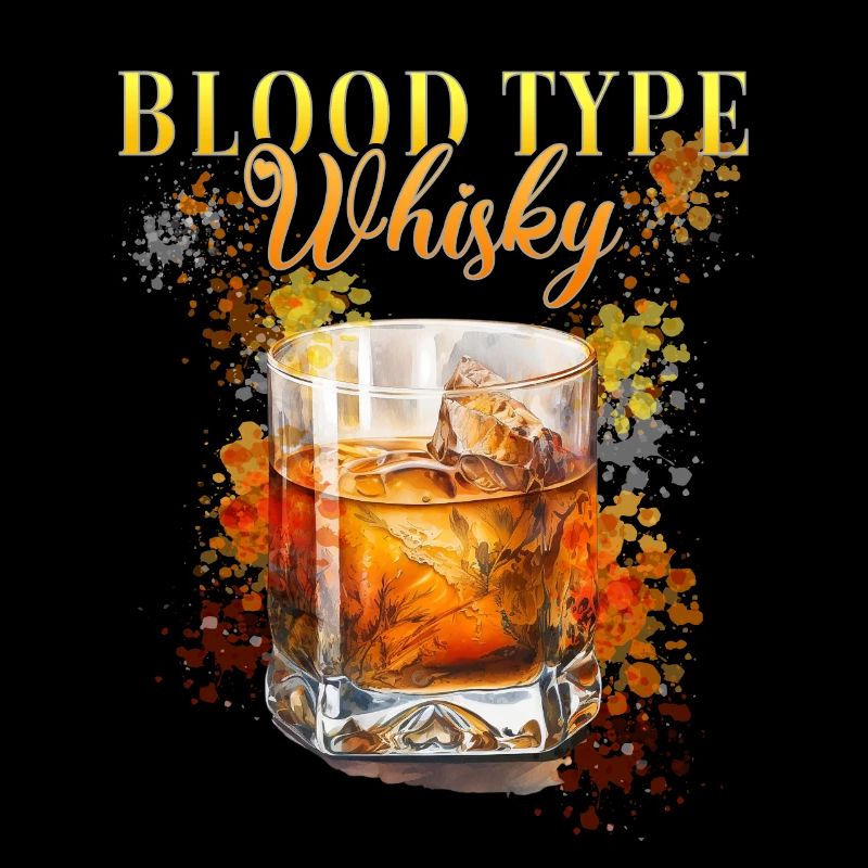 Blood Type Whisky Cocktail for Bartender