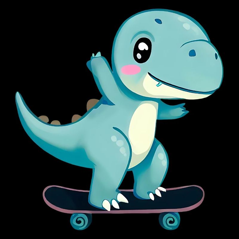 Skateboard Dinosaur