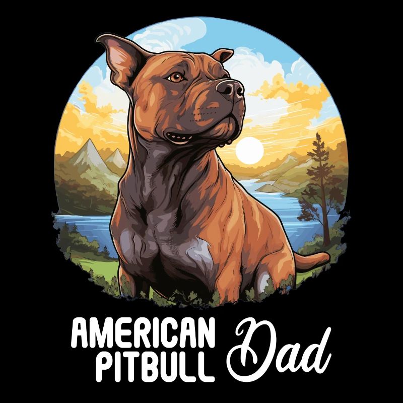 Chien Pitbull américain