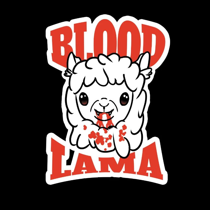 Sang et lama d’Halloween