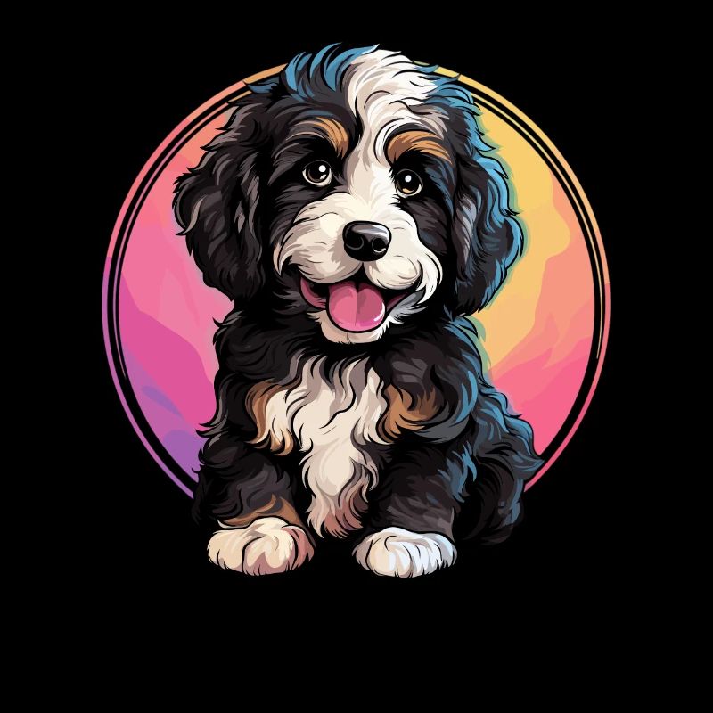 Hund Bernedoodle