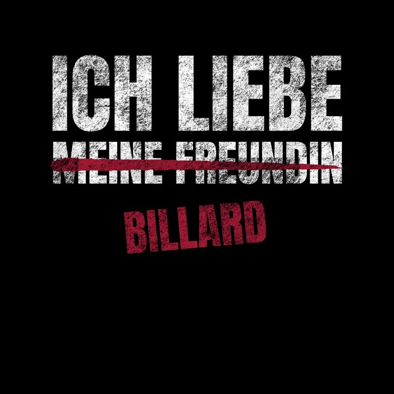 Billard Ich Liebe Zeitvertreib Hobby