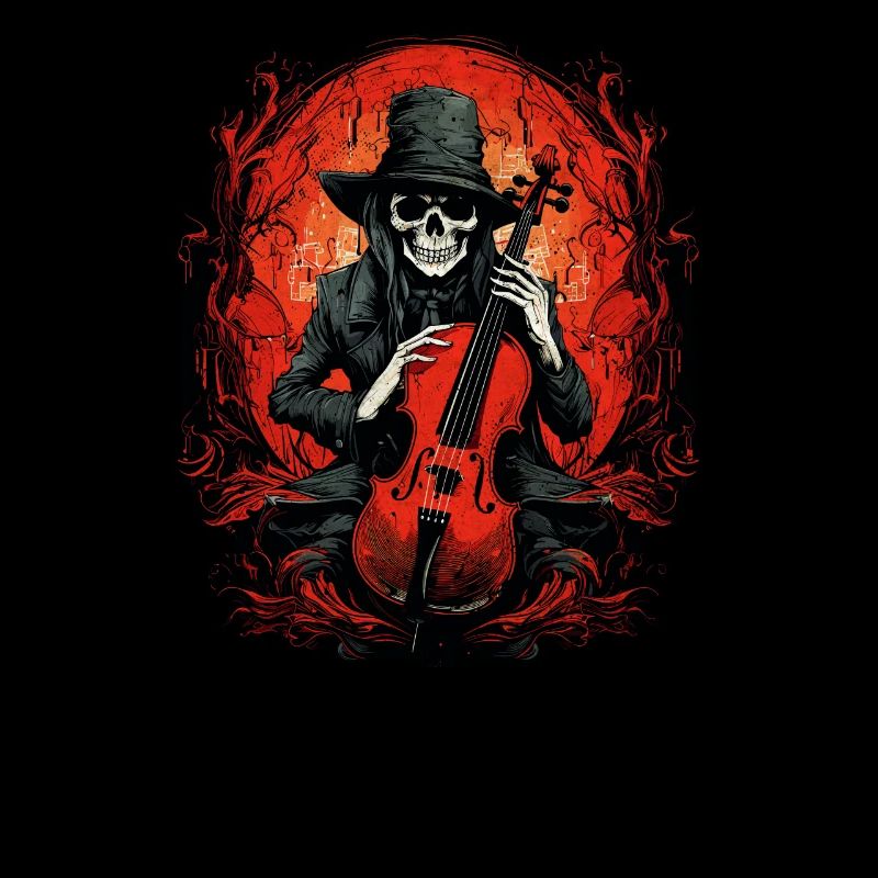 Cello Player Gothic Cellist Musician Collo Music