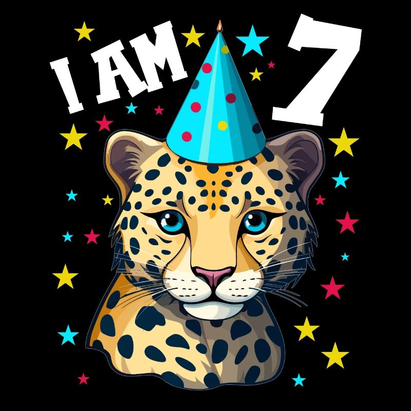 I' Years Old Leopard Leopard 7th Birthday