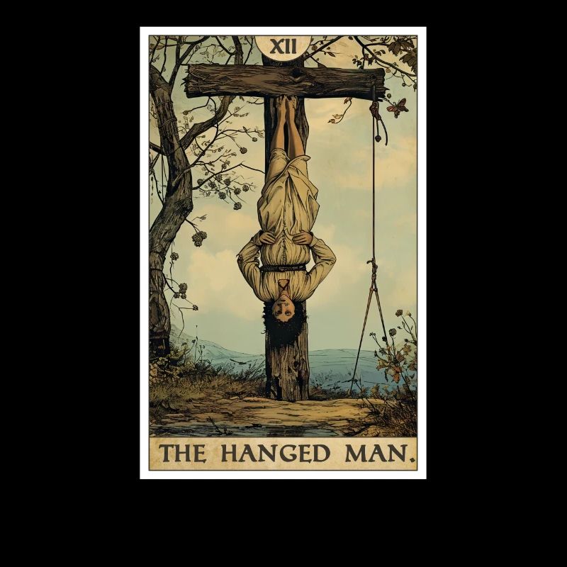Cartes de tarot Carte de tarot Le Pendu