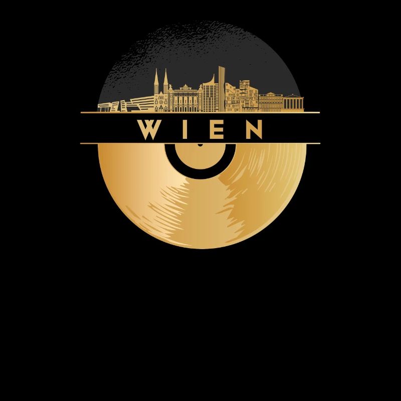 Disque vinyle - Skyline-Autriche-Vienne