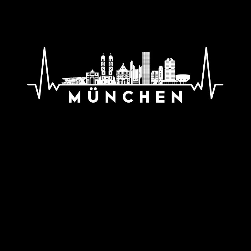 Heartbeat Skyline Germany Munich-Munich