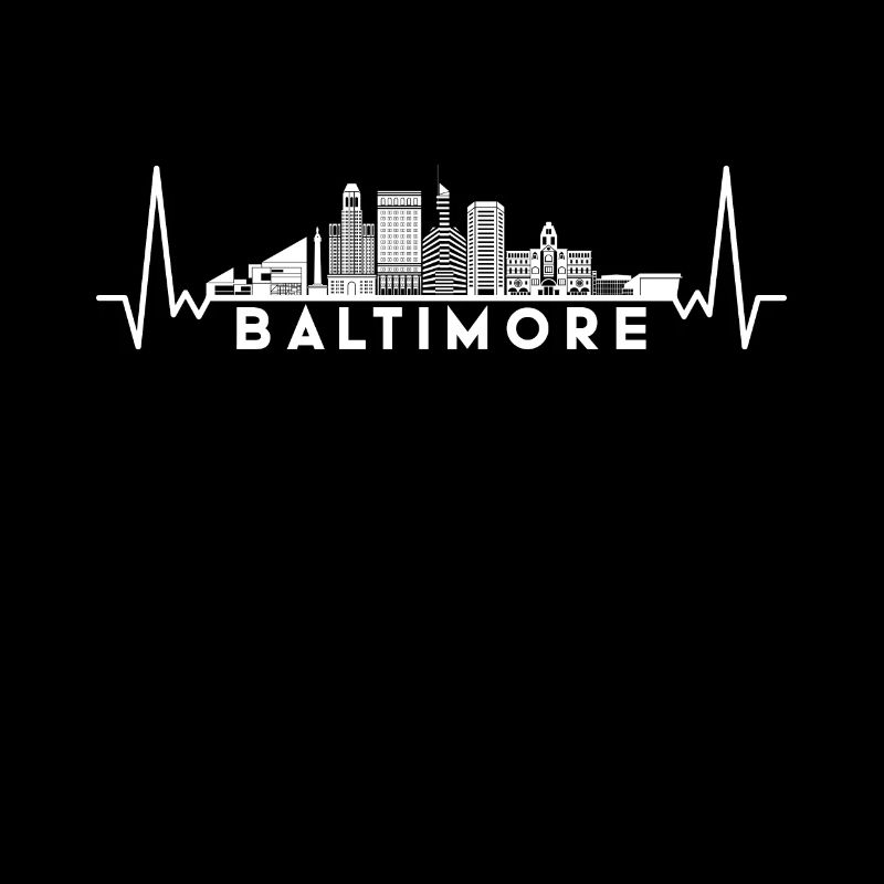 Heartbeat Skyline USA Baltimore