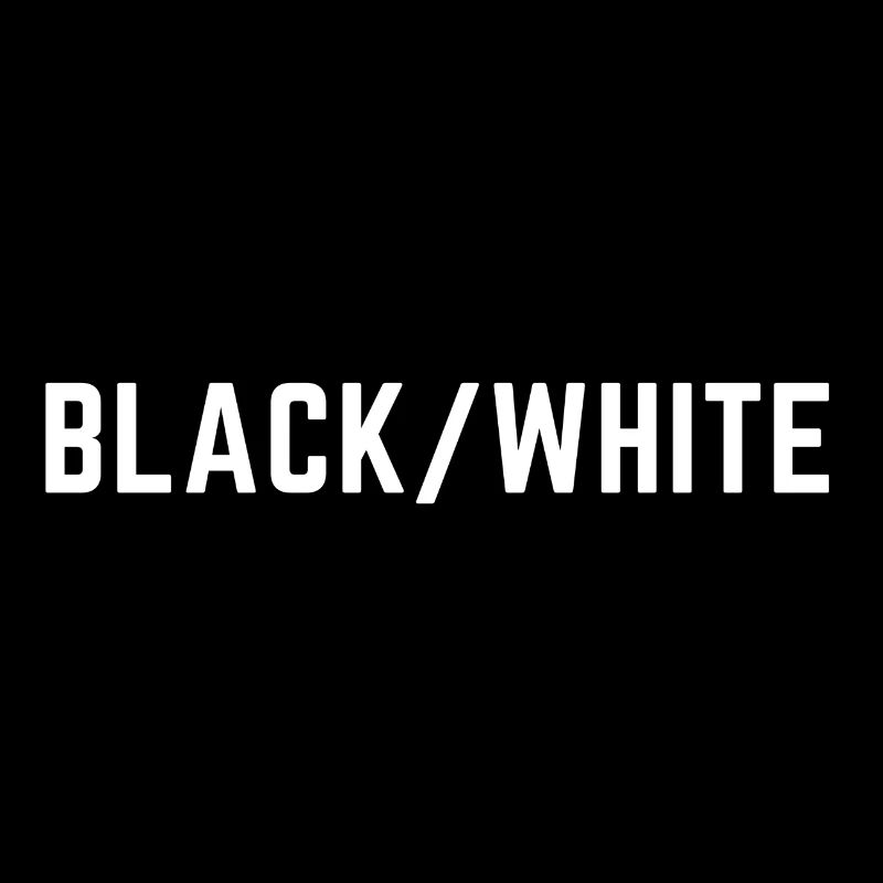 noir blanc blanc