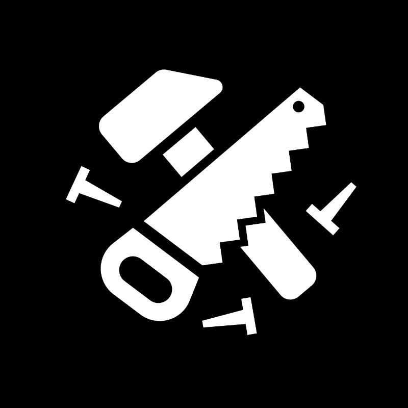 Work Hammer Saw Icon