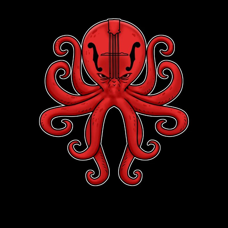 Mandoline Bluegrass Gift Mandoline Octopus