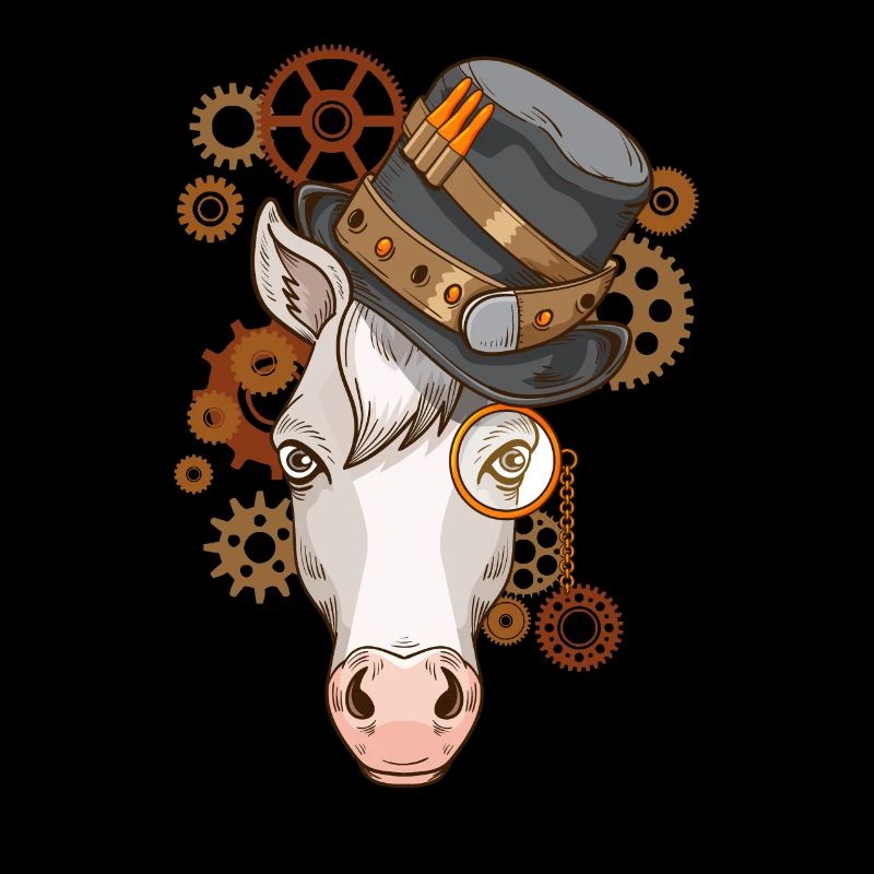 Steampunk Geschenk Männer Pferdezüchter Pferde
