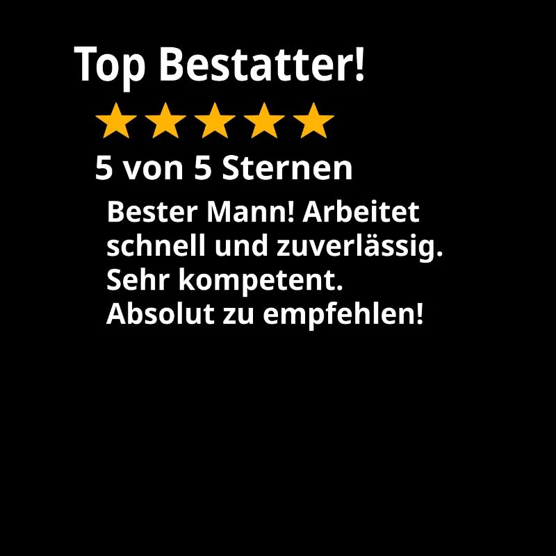 Bester Bestatter Spruch Lustig Bestatter