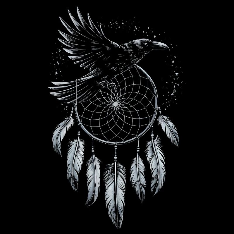 Rabe Cape Krähe Vogel Tier Traum Fänger Goth