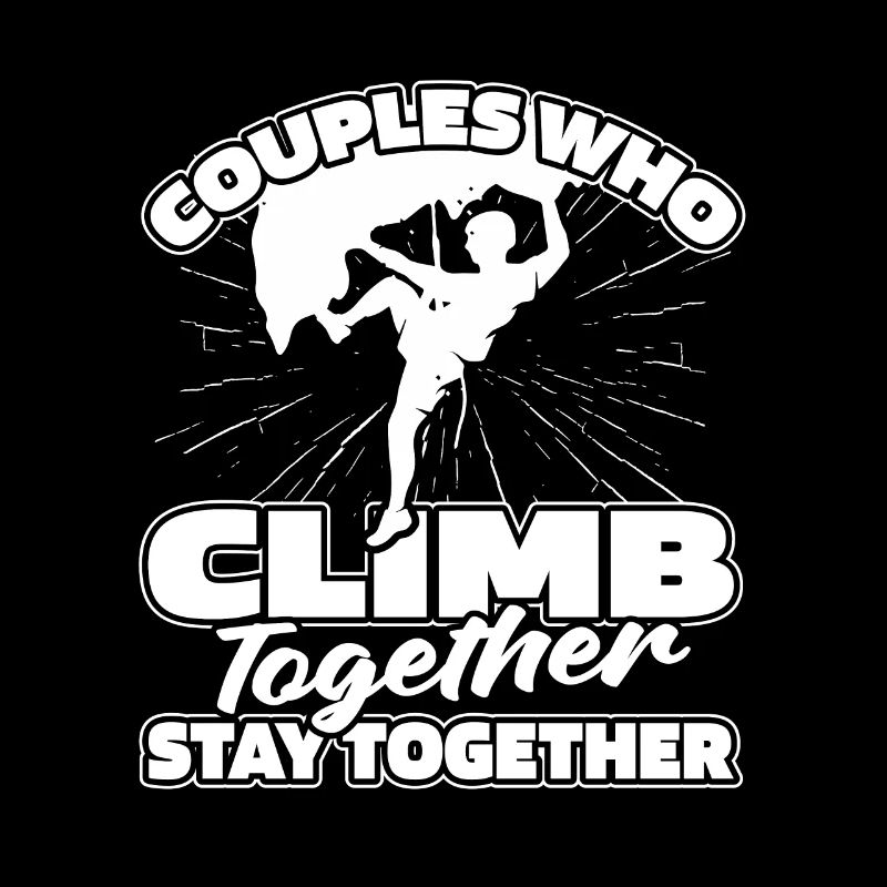 Couple grimpeur escalade