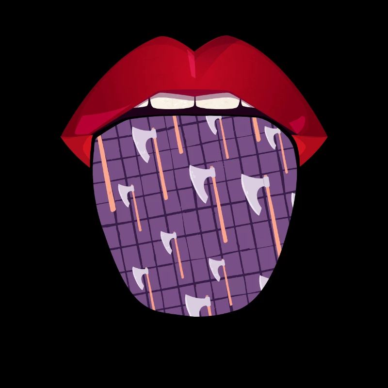 Axe Throwing Axe Thrower Lips