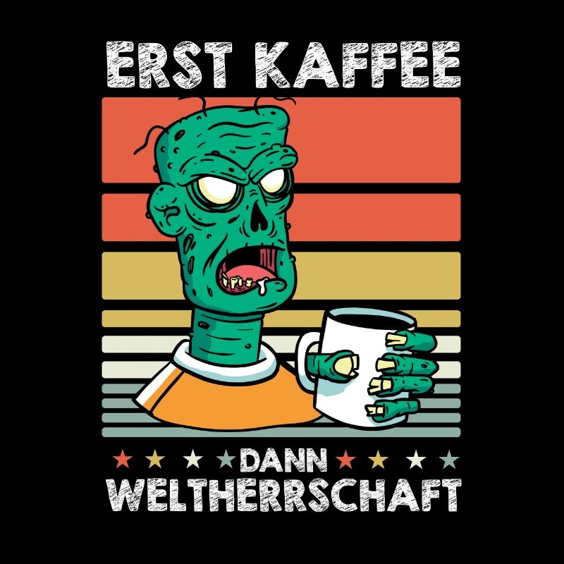 Zombie Halloween Kaffee