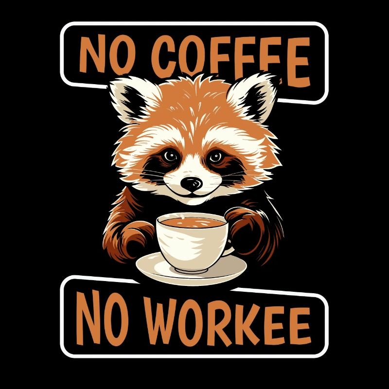 Café Café Panda roux Pas de café pas de Workee