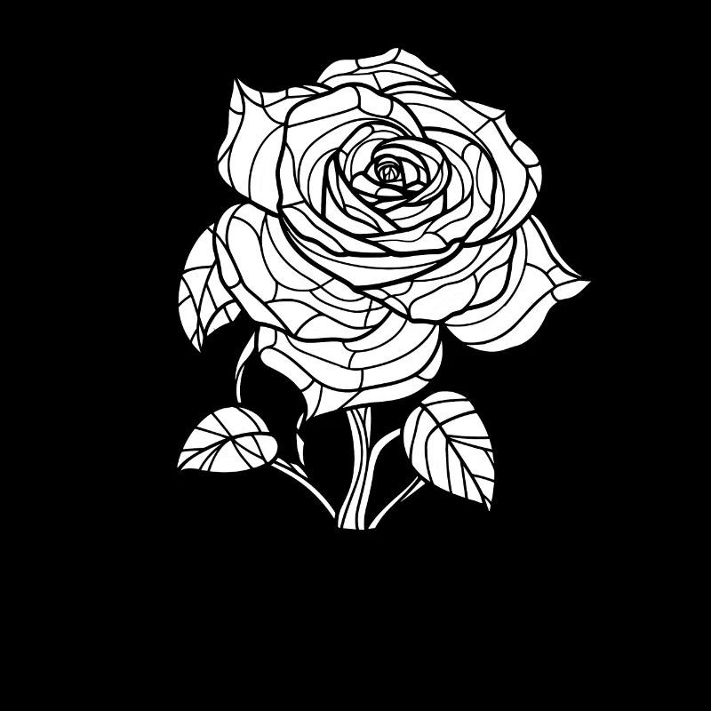 Red Rose Goth Cool
