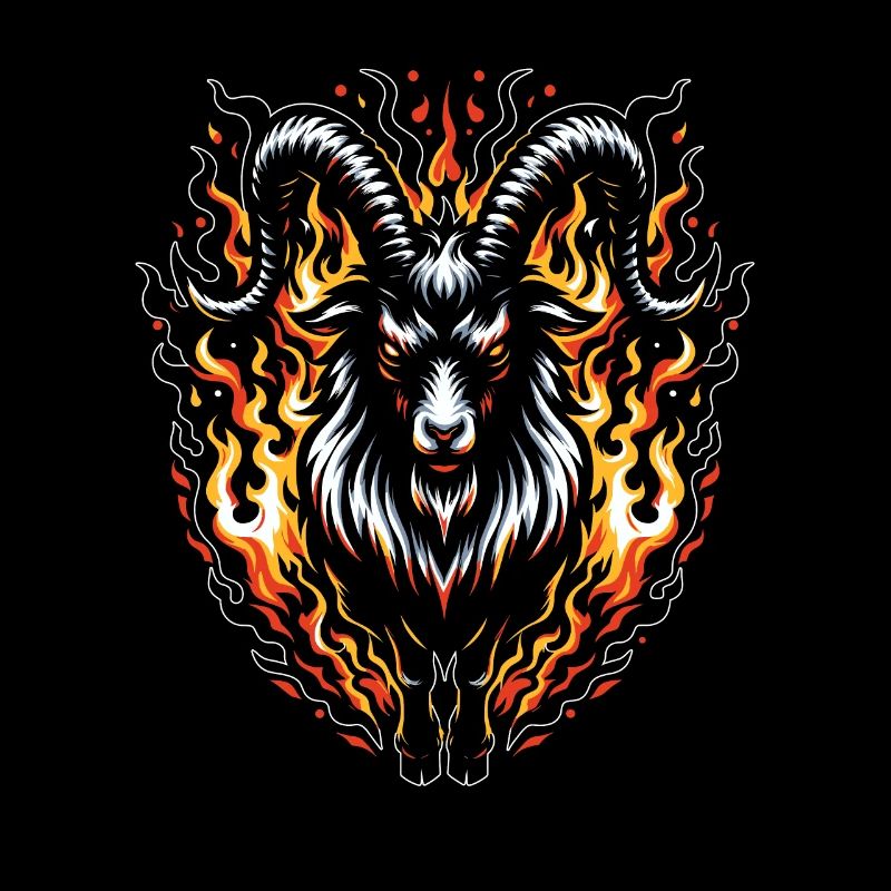 Aries Fire Geometric