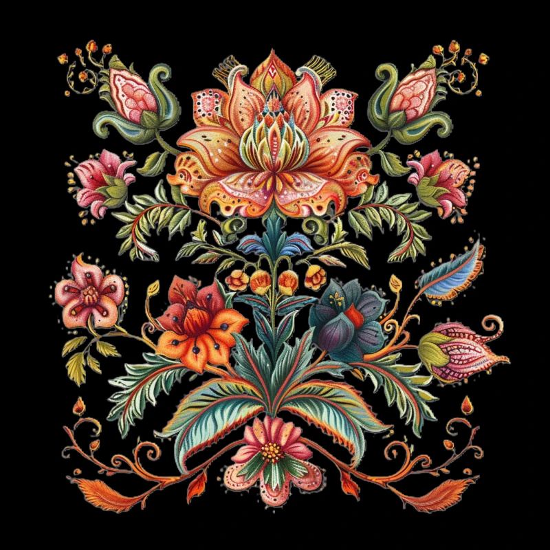 Original floral pattern