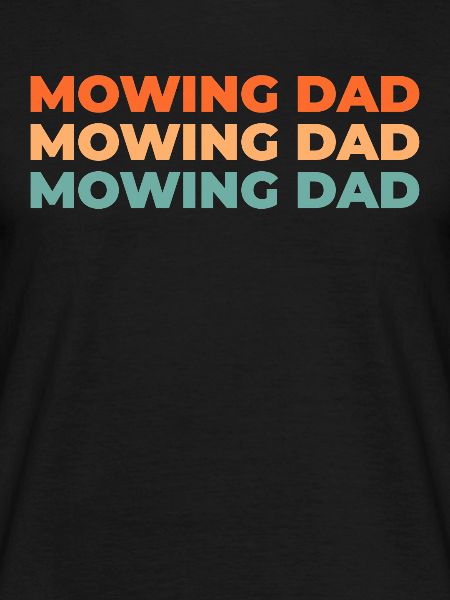 Lawn mower mowing