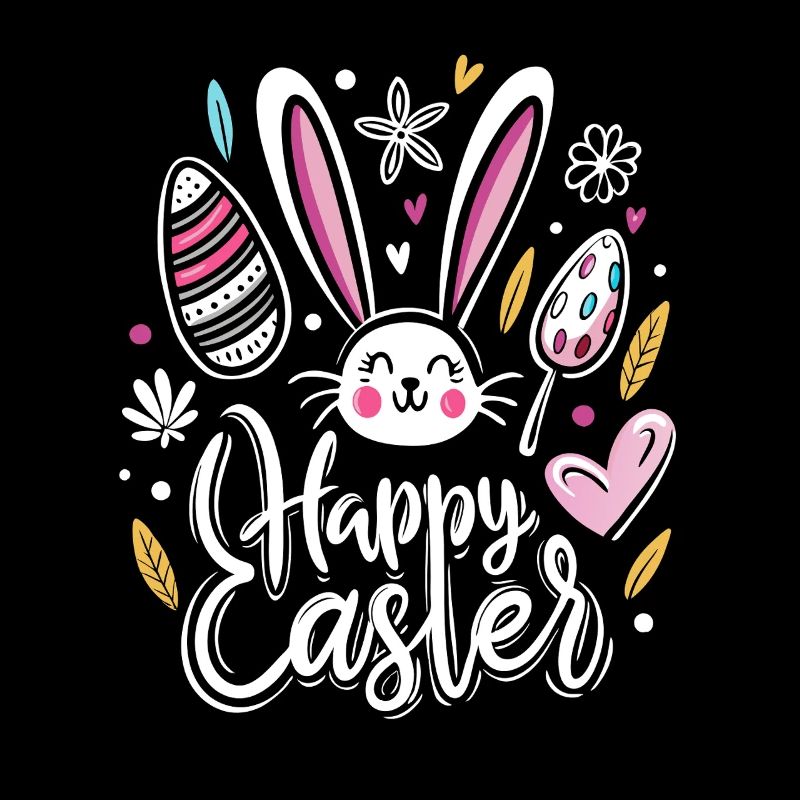 Happy Easter - Osterhase - Osterei - Geschenk