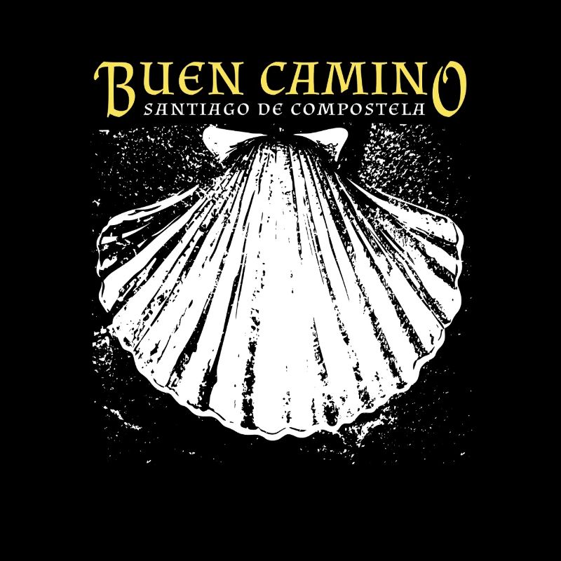 Buen Camino, coquille Saint-Jacques-de-Compostelle
