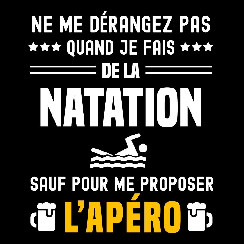 natation ne dérangez pas sauf apéro