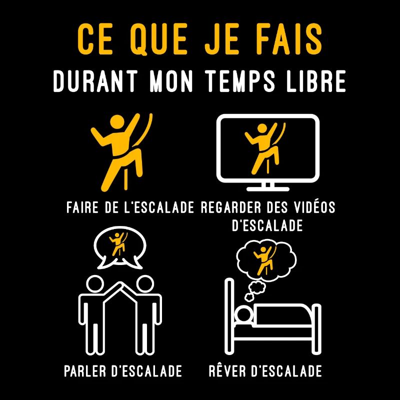 escalade temps libre cadeau grimpeur