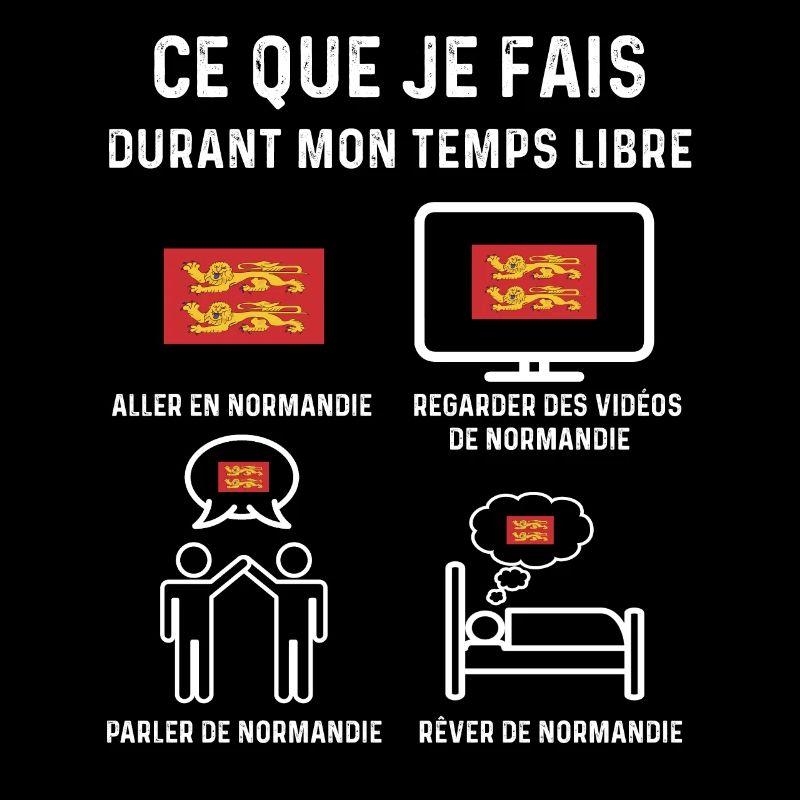normandie drapeau temps libre cadeau